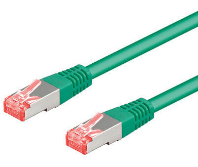 Wentronic CAT 6 Patch Cable S/FTP (PiMF) - green - 0.25 m - Cat6 - S/FTP (S-STP) - RJ-45 - RJ-45