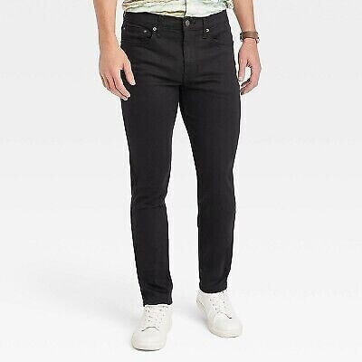 Men's Skinny Fit Jeans - Goodfellow & Co Black 32x30