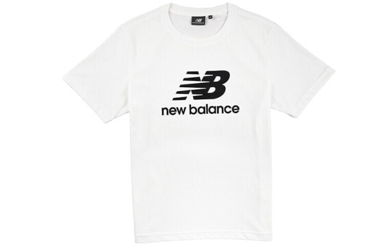 Футболка мужская New Balance классического логотипа NEA2E031-WT