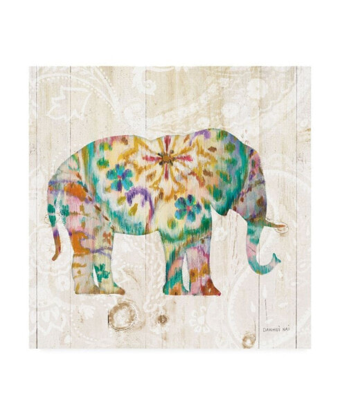 Danhui Nai Boho Paisley Elephant I Canvas Art - 19.5" x 26"