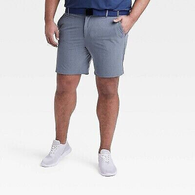 Men's Big Golf Shorts 8" - All in Motion Heathered Blue 50