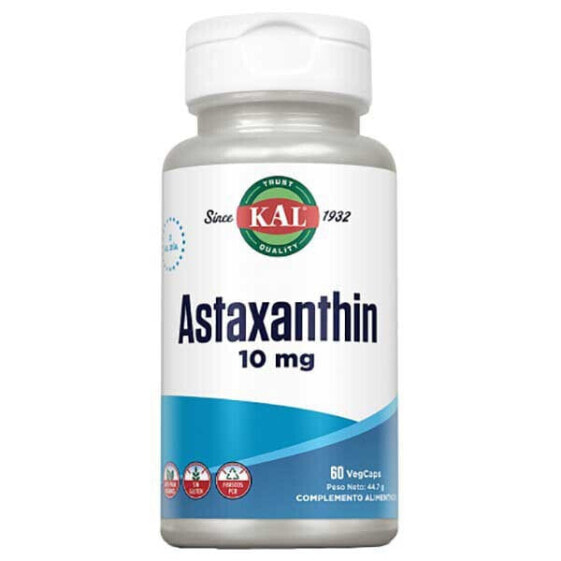 KAL Astaxanthin 10mg Antioxidant 60 Caps