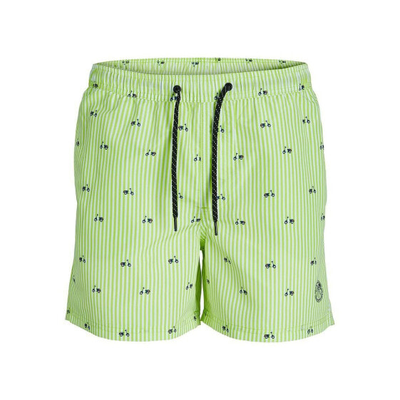 Плавки мужские PSTFIJI JJSWIM MINI STRIPE LY Jack & Jones 12227350 Зеленый