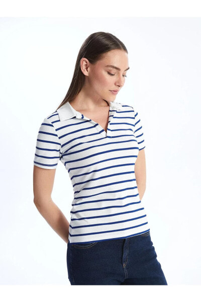 Поло LC WAIKIKI Classic WomenStriped Polo