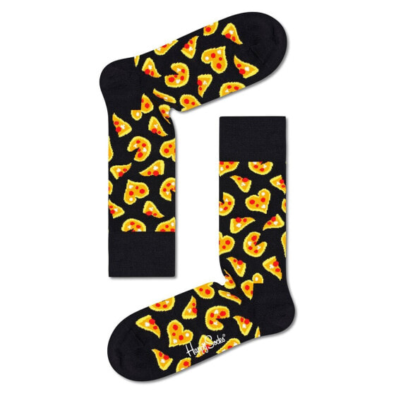 Носки спортивные Happy Socks "Любовь к пицце"