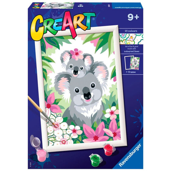 Рисование для детей Ravensburger Комплект для рисования милых коал "CreArt Adorable Koalas"
