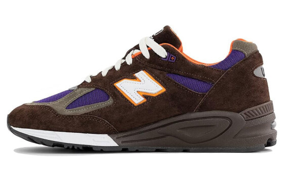 Кроссовки мужские New Balance NB M990BR2 Коричнево-фиолетовые