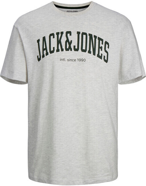 Футболка Jack & Jones JJEJOSH Relaxed Fit White Melange