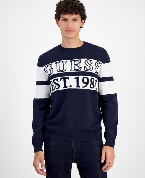 Men's Logo Stripe Sweater