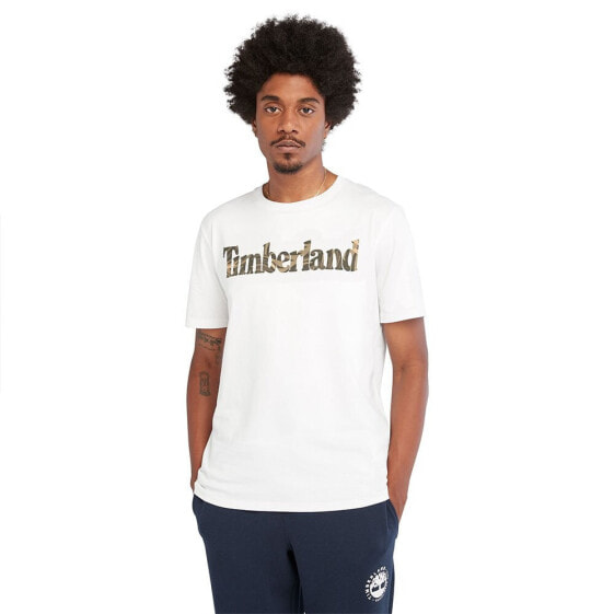 TIMBERLAND Linear Logo Seasonal Camo short sleeve T-shirt