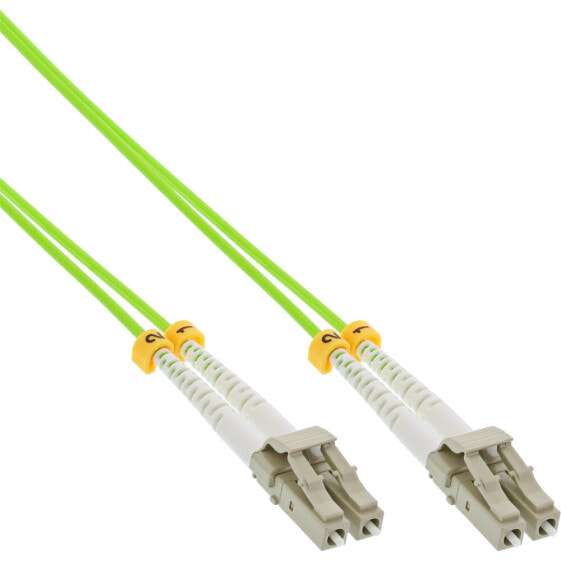 InLine Fiber Optical Duplex Cable LC/LC 50/125µm OM5 5m