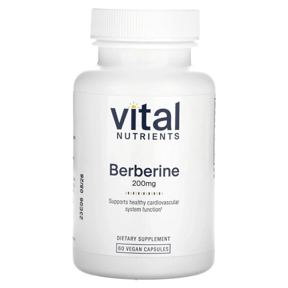 Berberine, 200 mg, 60 Vegan Capsules