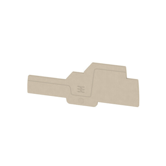Weidmüller AEP IO23 - End plate - 50 pc(s) - Wemid - Beige - V0 - 2.1 mm