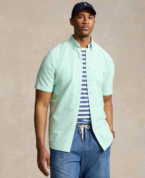 Рубашка мужская Big & Tall Polo Ralph Lauren из хлопка с коротким рукавом dataType.