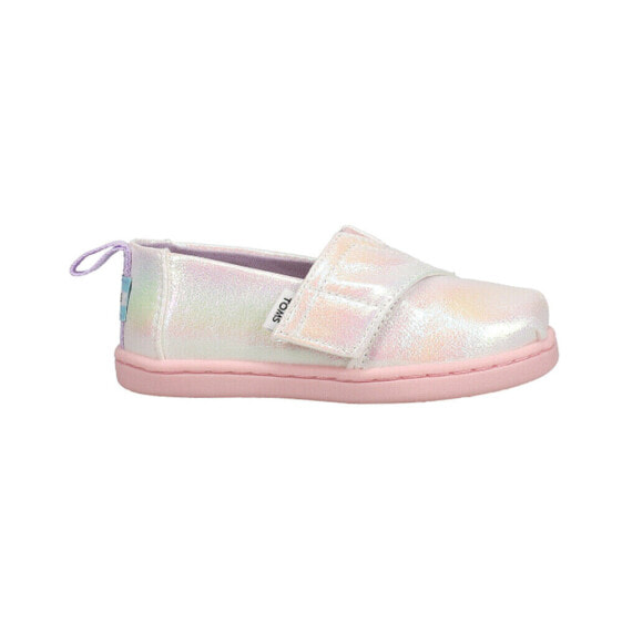 TOMS Alpargata Iridescent Slip On Toddler Girls Size 4 M Flats Casual 10017764T