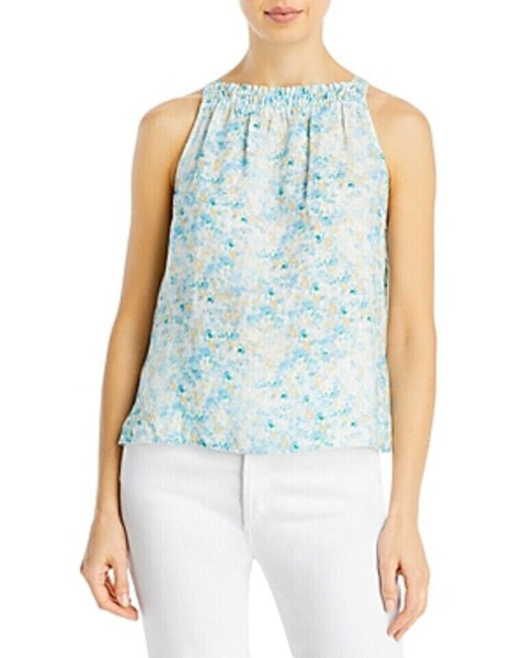 Топ Bella Dahl Floral Linen Halter Blue Multi