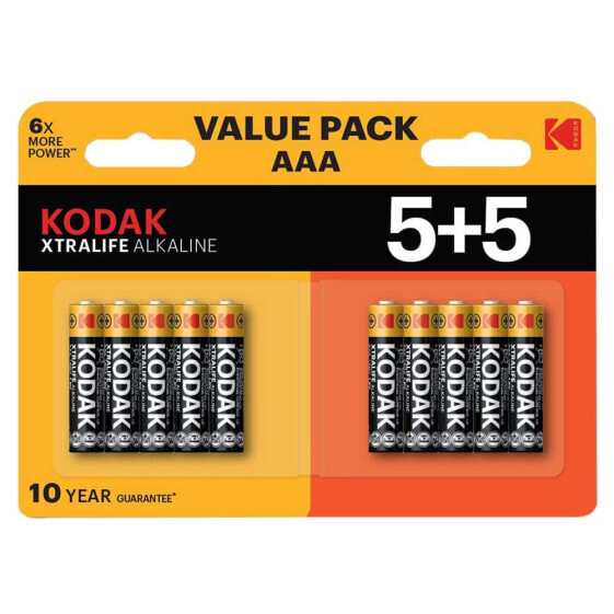 KODAK Xtralife AAA LR3 Alkaline Batteries 10 Units