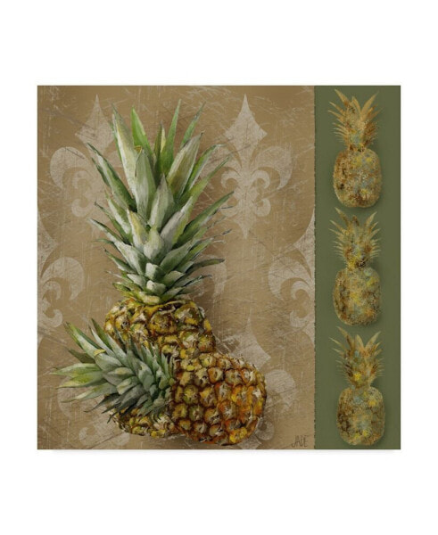 Jade Reynolds Pineapple Welcome II Canvas Art - 20" x 25"
