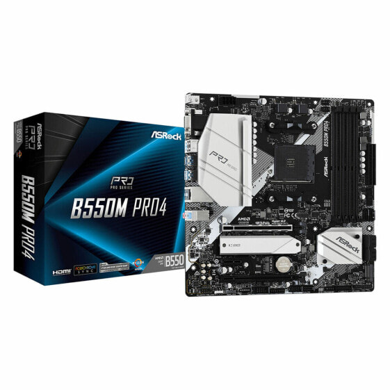 Материнская плата ASRock B550M Pro4 AMD B550 AMD AM4