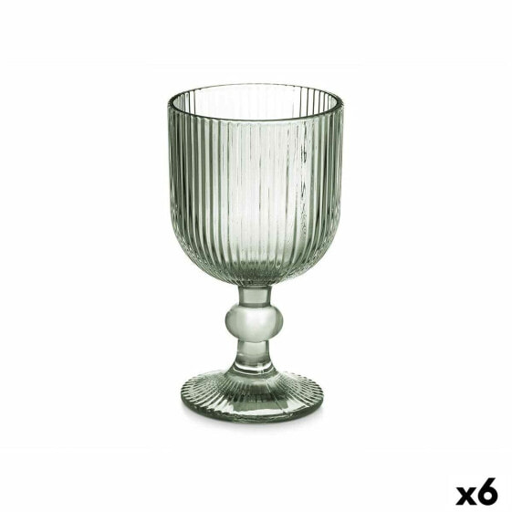 Wine glass Green Glass 260 ml (6 Units)