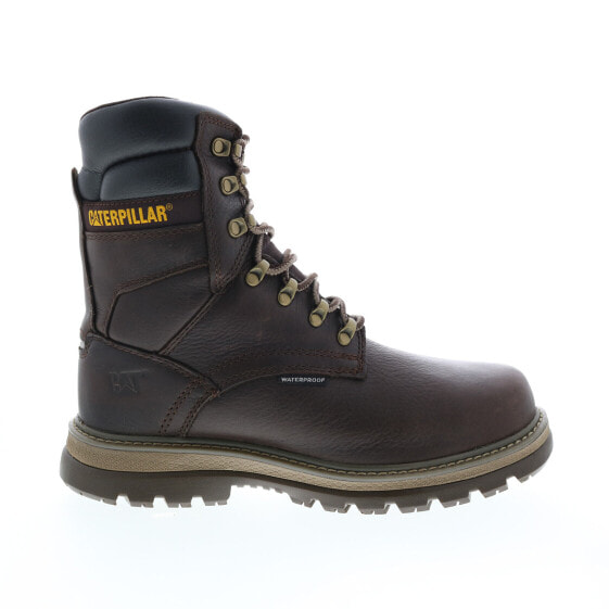 Caterpillar Fairbanks 8" Waterproof TX Steel Toe Mens Brown Work Boots