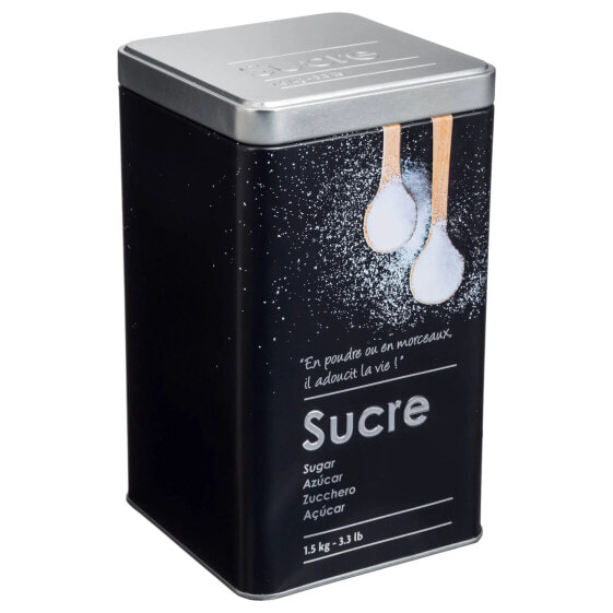 Хранение продуктов 5five Simply Smart Zuckerdose 1,5 кг Металл черный