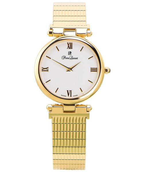 Unisex Swiss Stainless Steel & Gold-Plated Stainless Steel Bracelet Watch 33mm