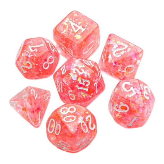 GAMEGENIC Peach RPG Dices Set 7 Piezas