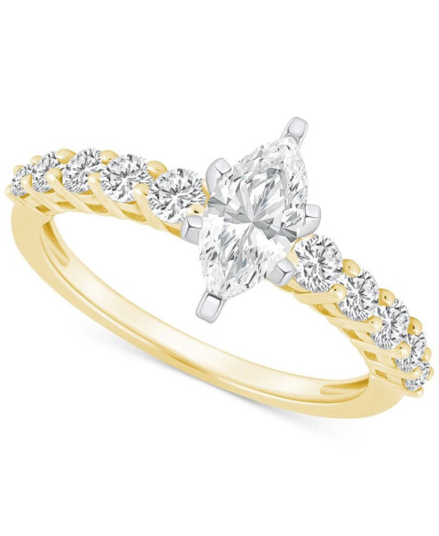 Diamond Marquise Engagement Ring (1 ct. t.w.) in 14k Gold