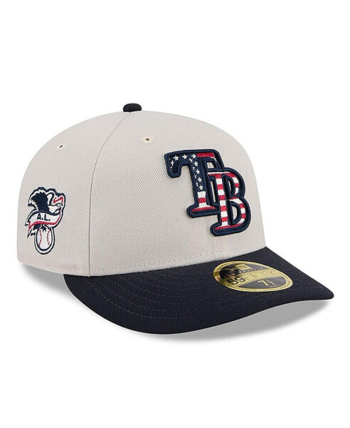 Men's Black Tampa Bay Rays 2024 Fourth of July Low Profile 59FIFTY Fitted Hat