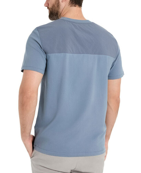 Men's Colorblocked Stretch Crewneck T-Shirt