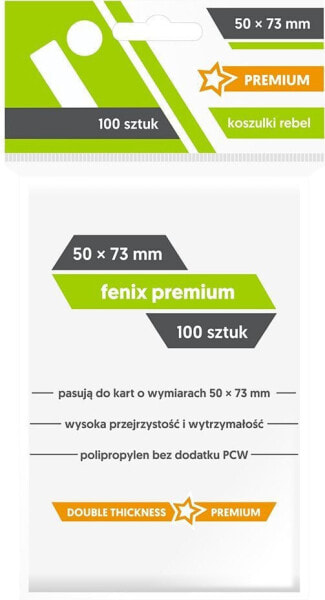 Канцелярские товары REBEL Koszulki Fenix Premium 50x73 (100 штук)