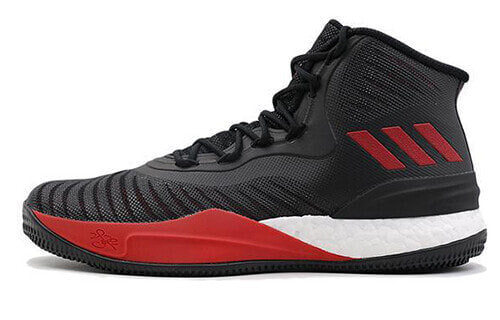 adidas D Rose 8 防滑耐磨 中帮 篮球鞋 男女同款 黑红 / Кроссовки баскетбольные Adidas D CQ0827