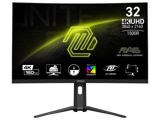 MSI 32" (31.5" Viewable) 160 Hz VA UHD Gaming Monitor 3840 x 2160 (4K) 90% Adobe