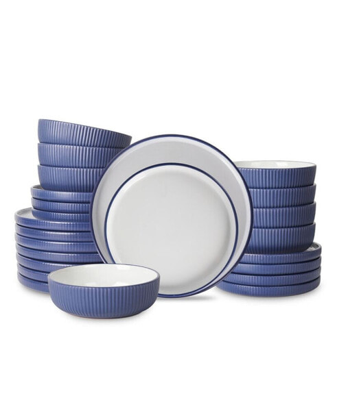 Laro Stoneware 24 Pc. Set, Service for 8