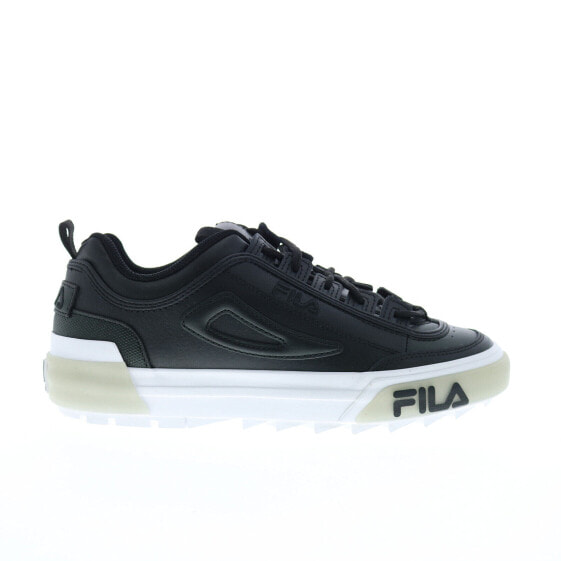Fila Disruptor II Vulcanized Womens Black Lifestyle Sneakers Shoes 8.5