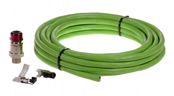 Axis 01543-001 - 10 m - Green - RJ-45 - Male - Crossover cable - Network cameras in ExCam series.