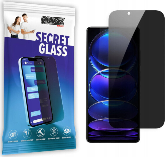 GrizzGlass Szkło prywatyzujące GrizzGlass SecretGlass Xiaomi Redmi Note 12 Pro+