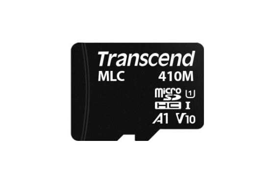 Transcend 410M - 8 GB - MicroSDHC - Class 10 - MLC - 95 MB/s - 30 MB/s