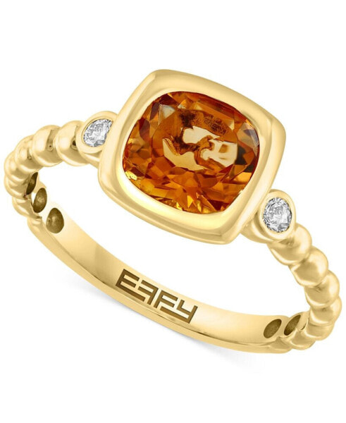 Кольцо EFFY Collection Citrine & White Topaz