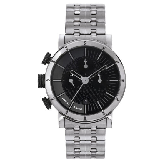 Мужские часы Breil EW0469 Чёрный Серебристый (Ø 43 mm)