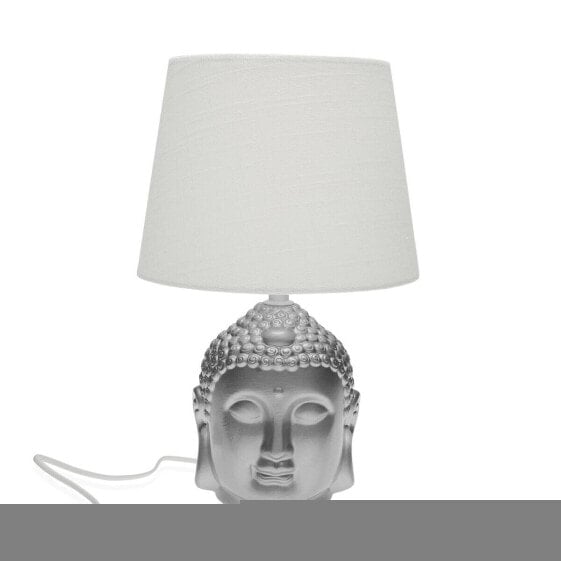 Настольная лампа декоративная Versa Silver Buddha Порцелян (21 x 33 x 21 см)
