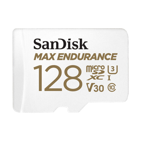 SanDisk Max Endurance - 128 GB - MicroSDXC - Class 10 - UHS-I - 100 MB/s - 40 MB/s