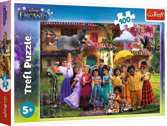 Trefl Puzzle Magia czeka w Encanto 100 elementów