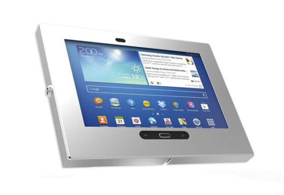 Compulocks Galaxy Tab3 / Tab4 10.1 Enclosure Wall Mount - Tablet/UMPC - Silver