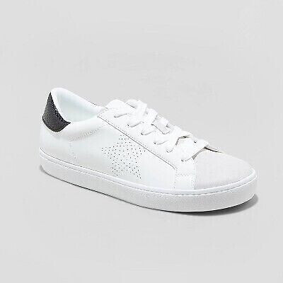 Women's Candace Lace-Up Sneakers - Universal Thread White 6.5