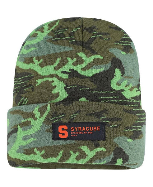 Men's Camo Syracuse Orange Veterans Day Cuffed Knit Hat