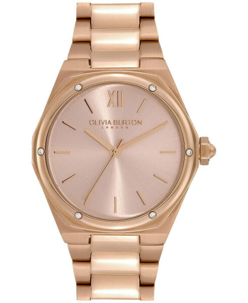 Women's Hexa Blush and Carnation Gold-Tone Steel Watch 33mm