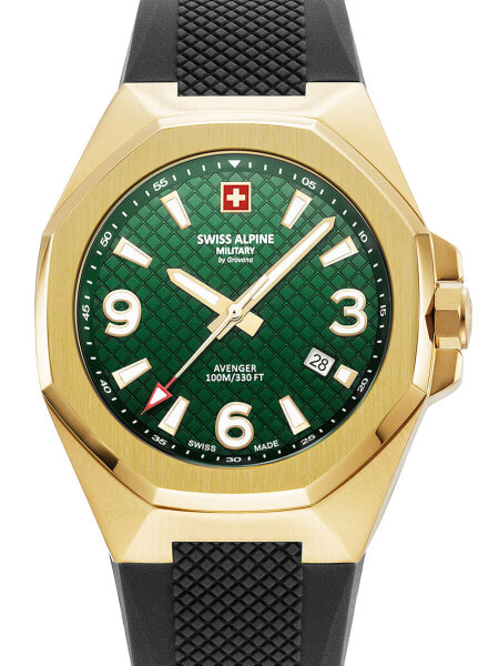 Наручные часы Swiss Alpine Military Avenger 7005.1814 для мужчин 42 мм 10ATM