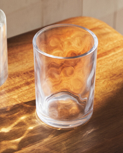 Glass toothbrush holder